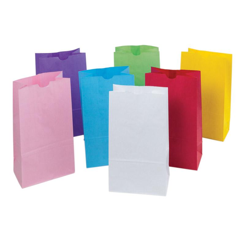 Rainbow® Kraft Bag, Assorted Pastel Colors, 6