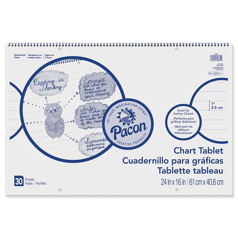 Chart Tablet, Cursive Cover, 1