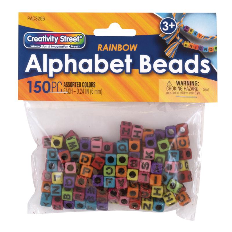 Pacon Alphabet Beads - Skill Learning: Alphabet - Assorted