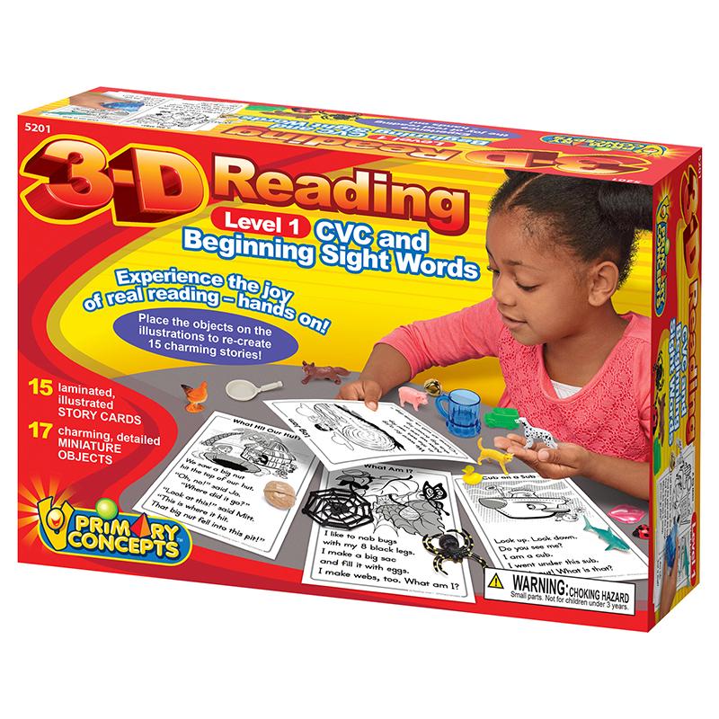 3-D Reading, Level 1