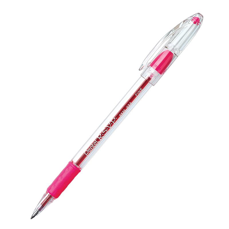 Pentel® R.S.V.P.® Ballpoint Pen, Fine Point, Pink