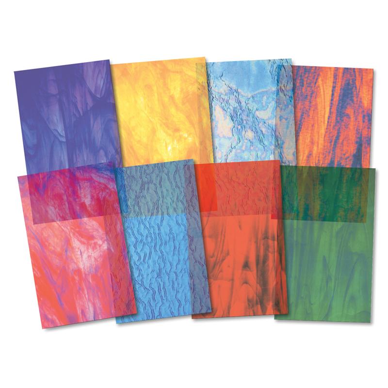 Roylco® Stained Glass Paper, 8-1/2
