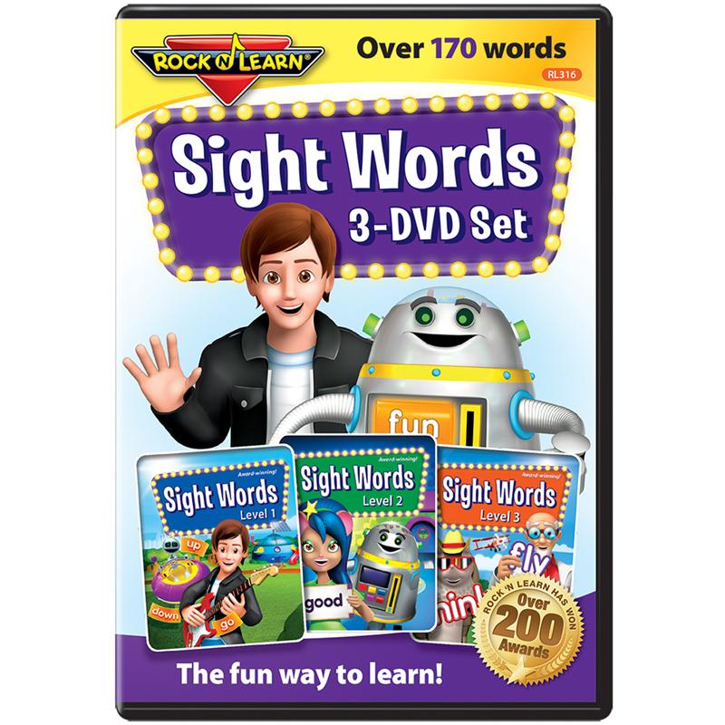 Sight Words 3-DVD Set