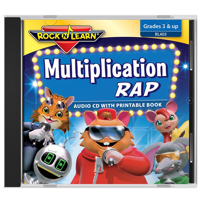 Multiplication Rap Audio CD & Printable Book