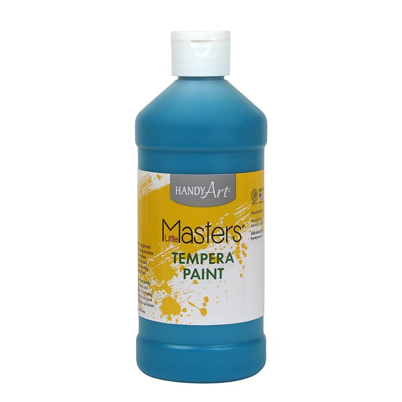  Little Masters & Trade ; Tempera Paint, Turquoise, 16 Oz.