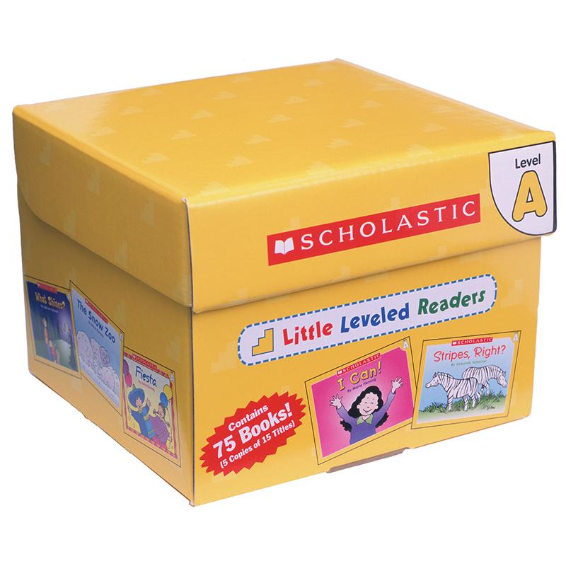 Little Leveled Readers Book: Level A Box Set, 5 Copies of 15 Titles