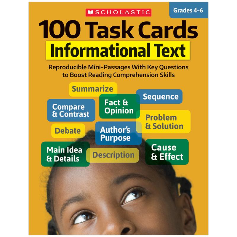 100 Task Cards: Informational Text