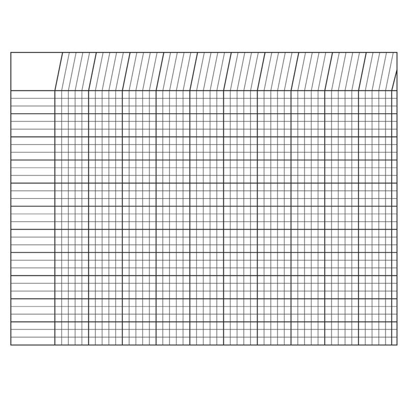 Horizontal Chart White