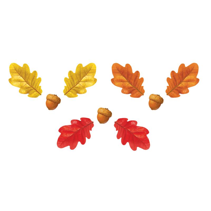 Fall Oak Leaves & Acorns Classic Accents® Var. Pack, 108 ct