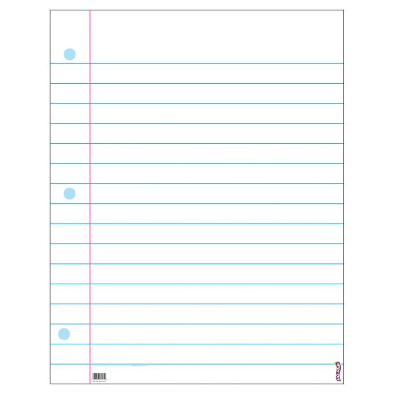 Notebook Paper Wipe-Off® Chart, 22