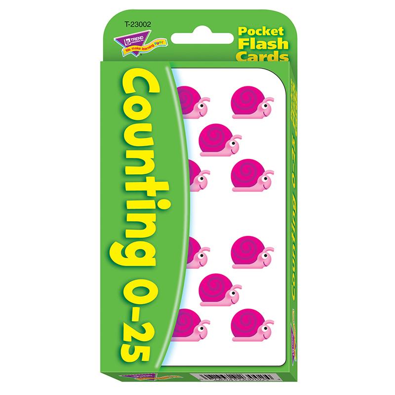  Counting 0- 25 Pocket Flash Cards