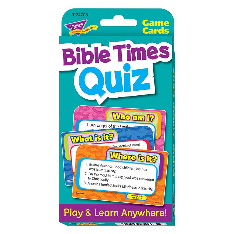 Bible Times Quiz Challenge Cards®