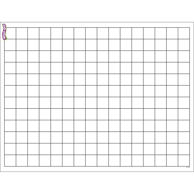  Graphing Grid (Small Squares) Wipe- Off Chart, 17 