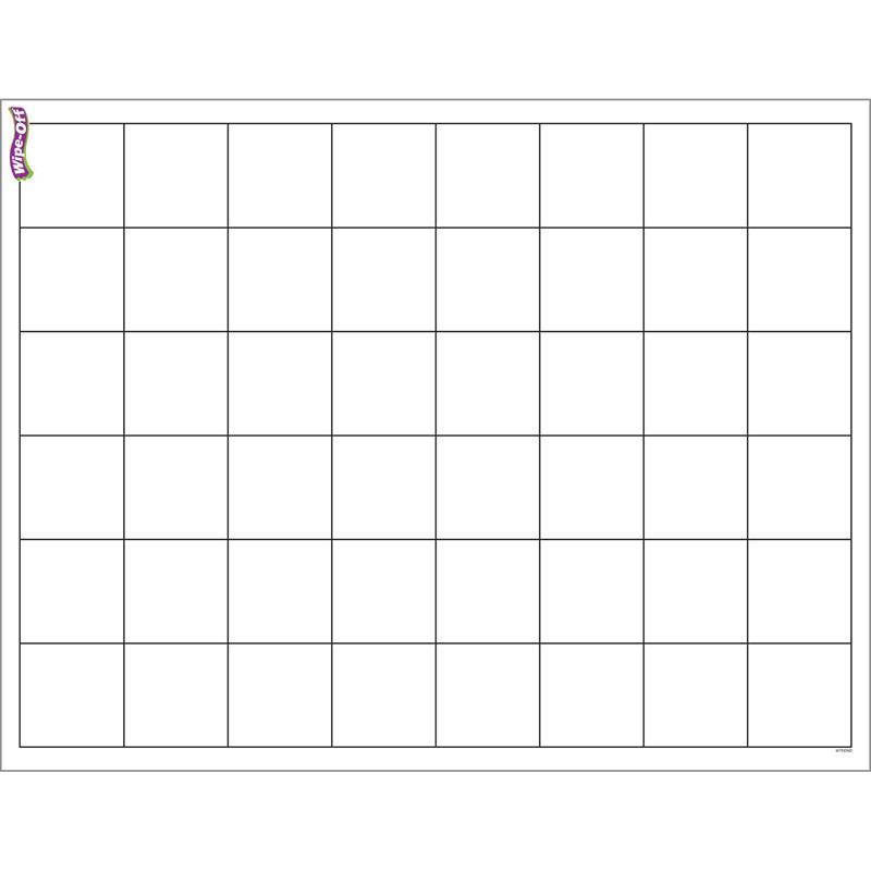 Graphing Grid (Large Squares) Wipe-Off® Chart, 17