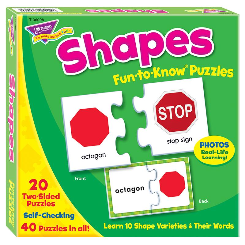  Shapes Fun- To- Know & Reg ; Puzzles