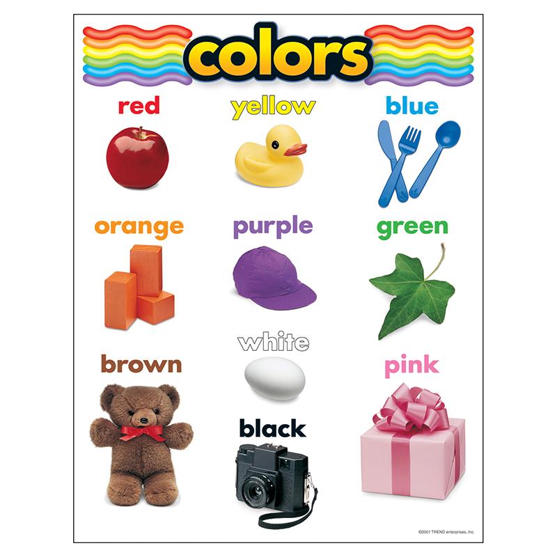 Colors Learning Chart, 17
