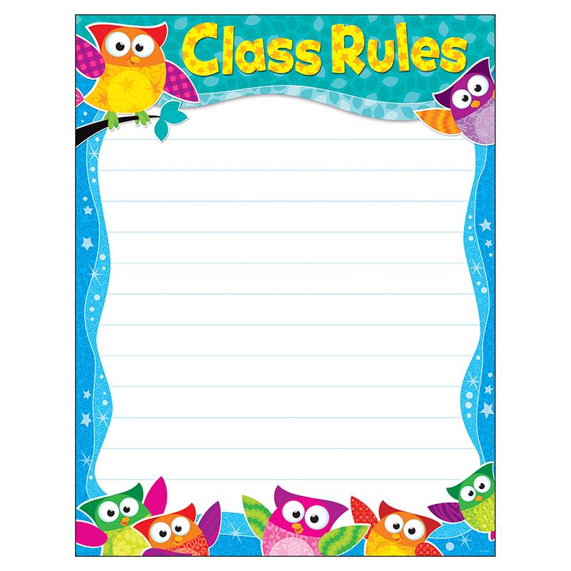 Class Rules Owl-Stars!® Learning Chart, 17