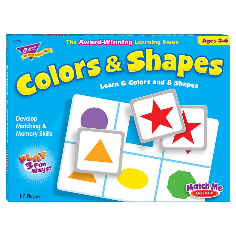  Colors & Shapes Match Me & Reg ; Games