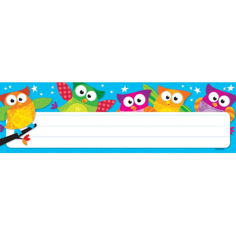 Owl-Stars!® Desk Toppers® Name Plates, 36 ct