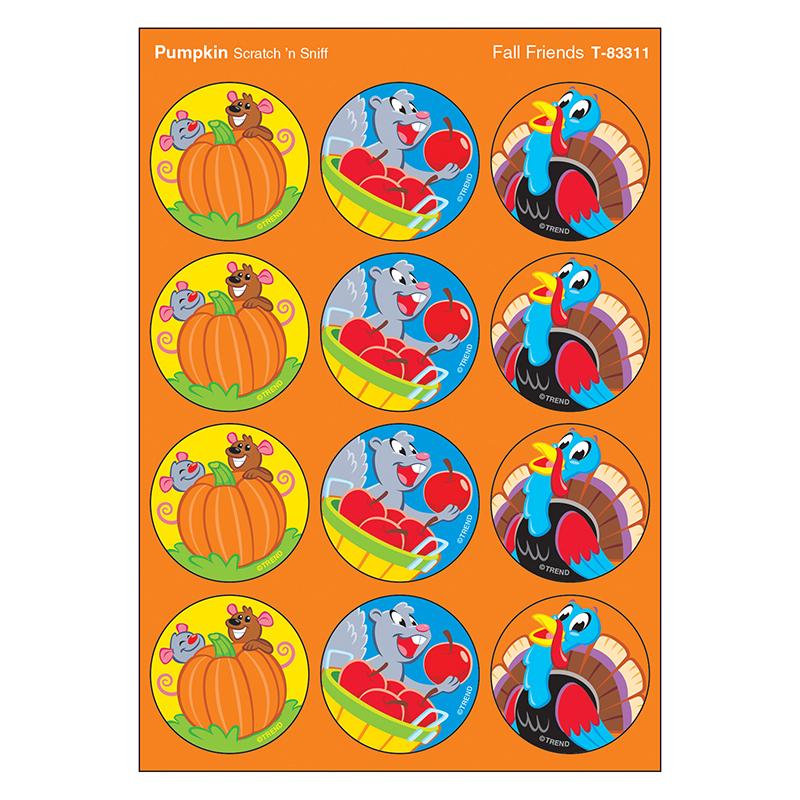 Fall Friends/Pumpkin Stinky Stickers®, 48 Count