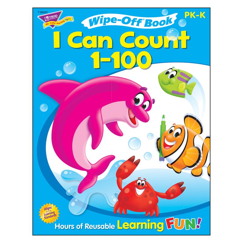  I Can Count 1- 100 Wipe- Off & Reg ; Book