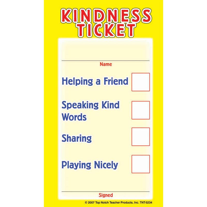 Kindness Tickets, Pack of 32
