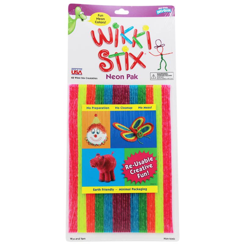 Wikki Stix®, Neon Colors, 48/pkg