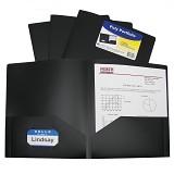 CLI33951 - Two-Pocket Heavyweight Poly Portfolio Folder