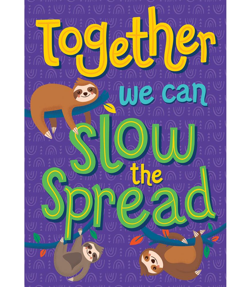 One World: Together We Can Slow The Spread Poster