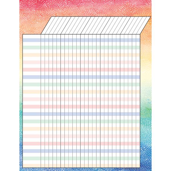Watercolor Incentive Chart