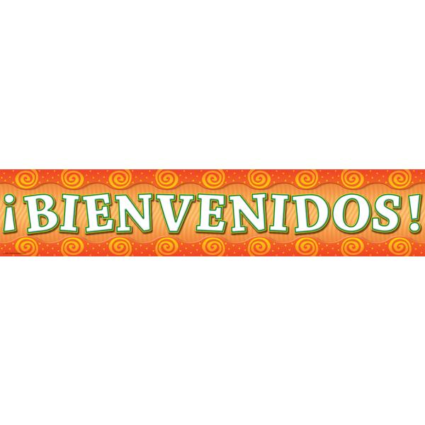 Confetti Bienvenidos (Spanish Welcome) Banner