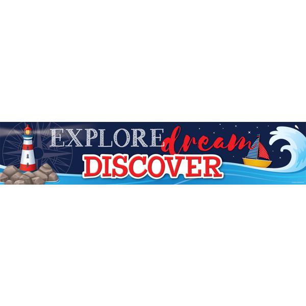 Nautical Explore Dream Banner