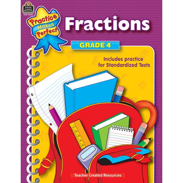  Practice Makes Perfect : Fractions Gr.4