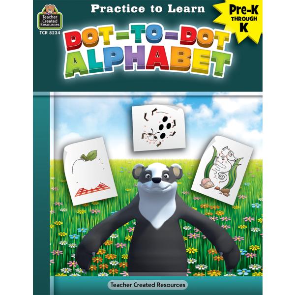 Practice To Learn: Dot-to-dot Alphabet (prek-k)