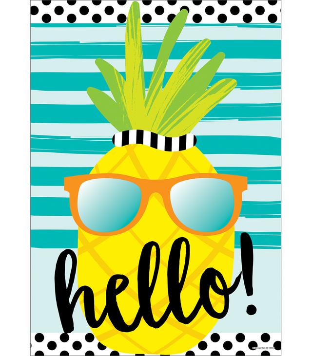  Simply Stylish Tropical : Hello Poster