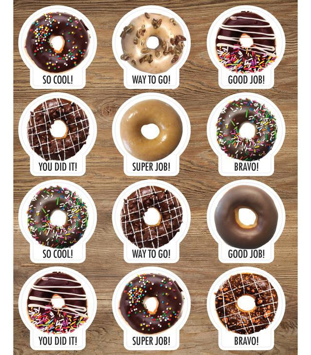  Donuts Shape Stickers