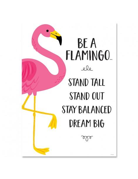  Palm Paradise : Be A Flamingo...Inspire U Poster