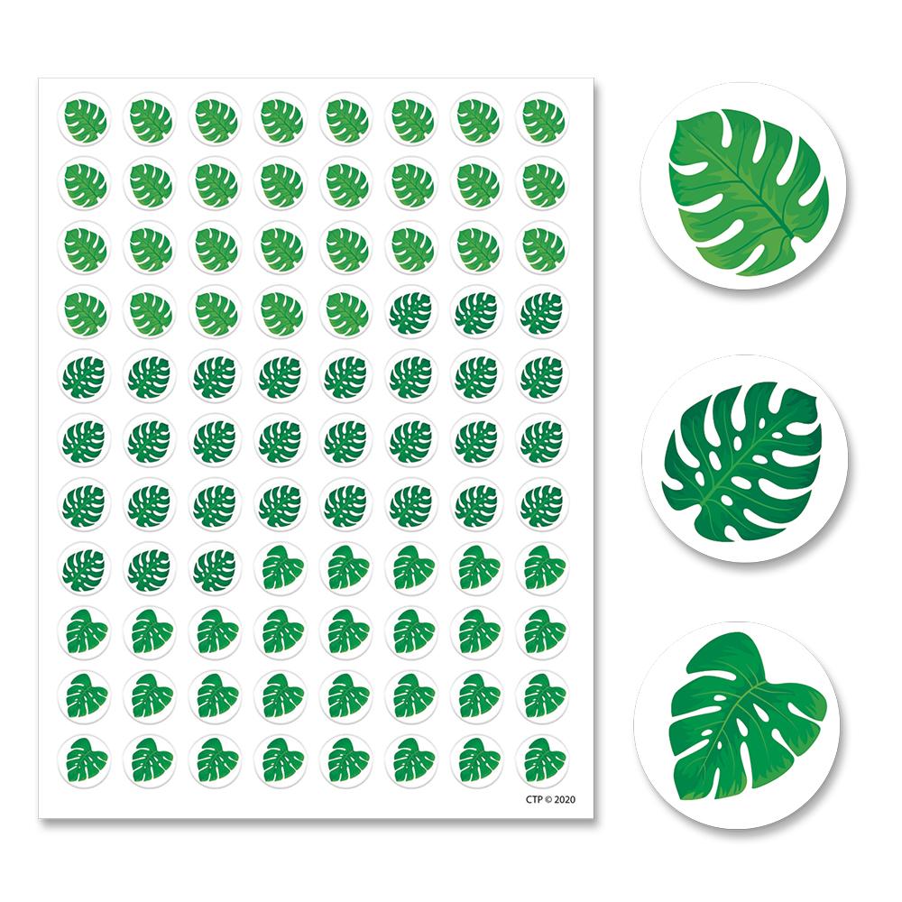 Palm Paradise: Monstera Leaves Hot Spots Stickers 880ct