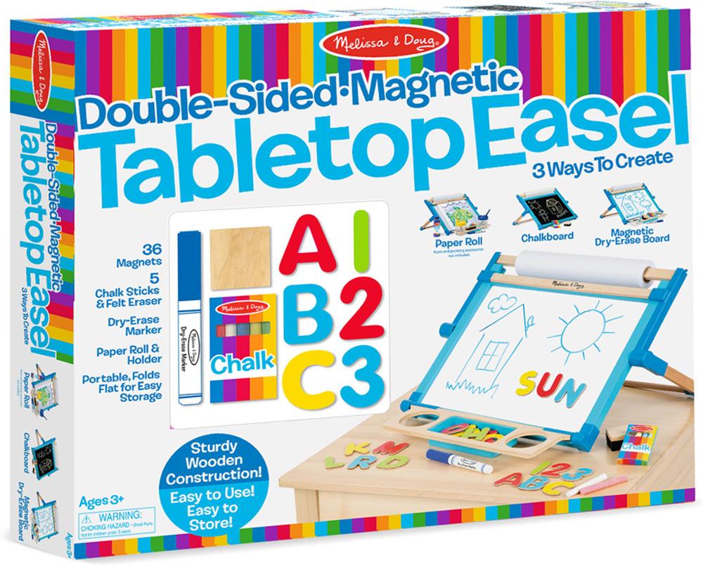 Double-sided Magnetic Tabletop Easel, Ages 3+, 1 Each