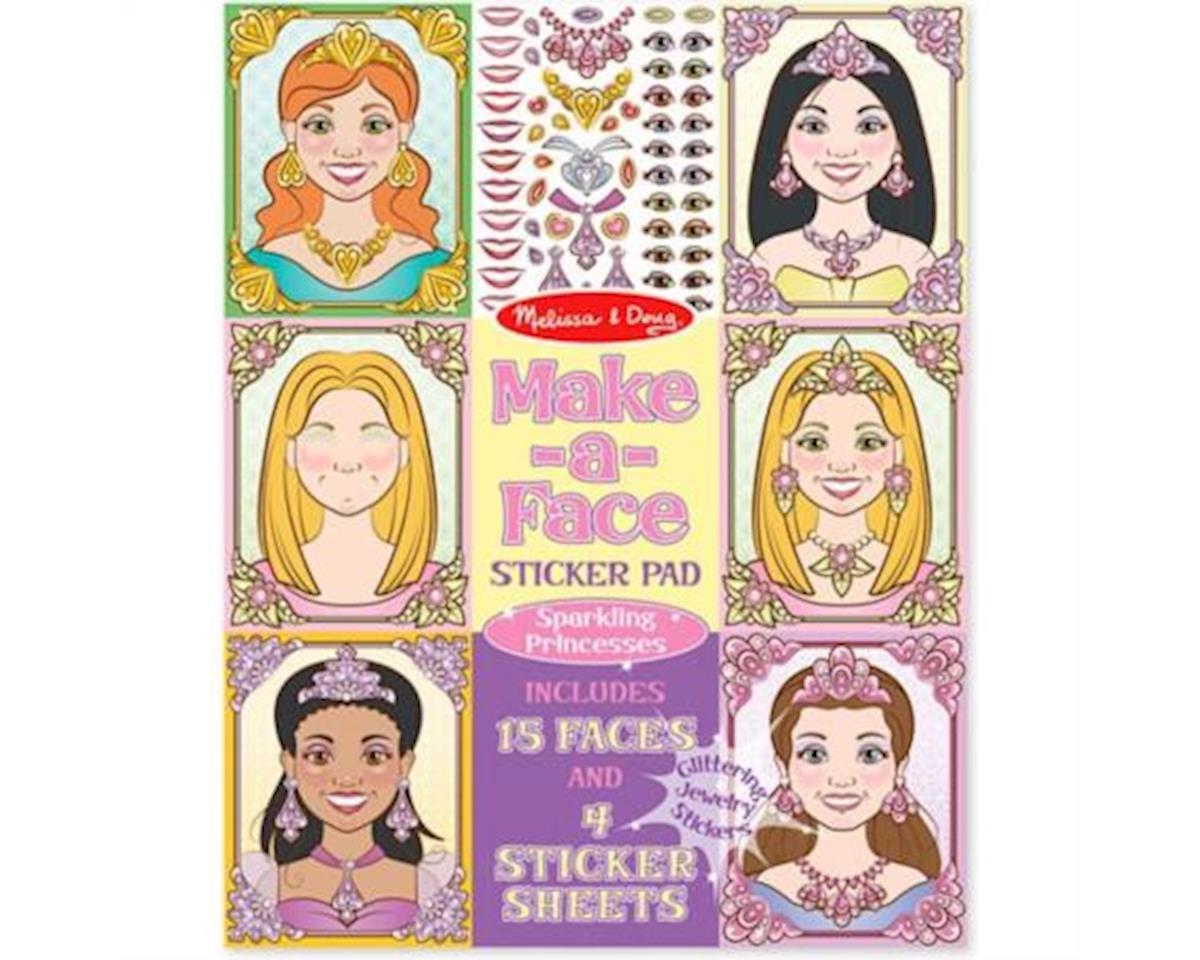 Make-a-face Sticker Pad: Princesses