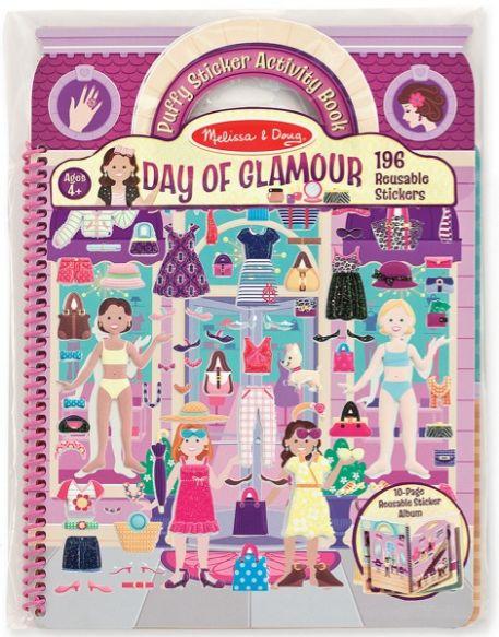 Deluxe Puffy Sticker Album - Day Of Glamour