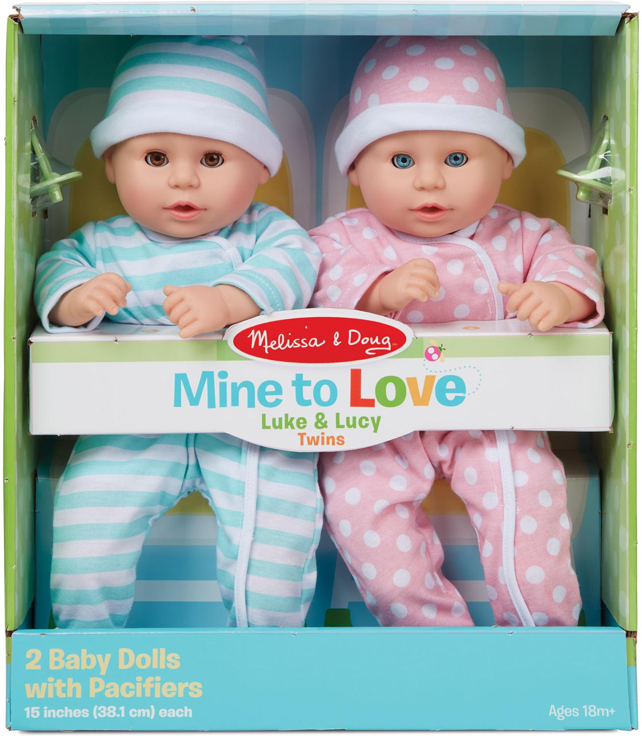 Mine To Love Luke & Lucy Baby Dolls, 15
