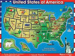 USA MAP SOUND PUZZLE