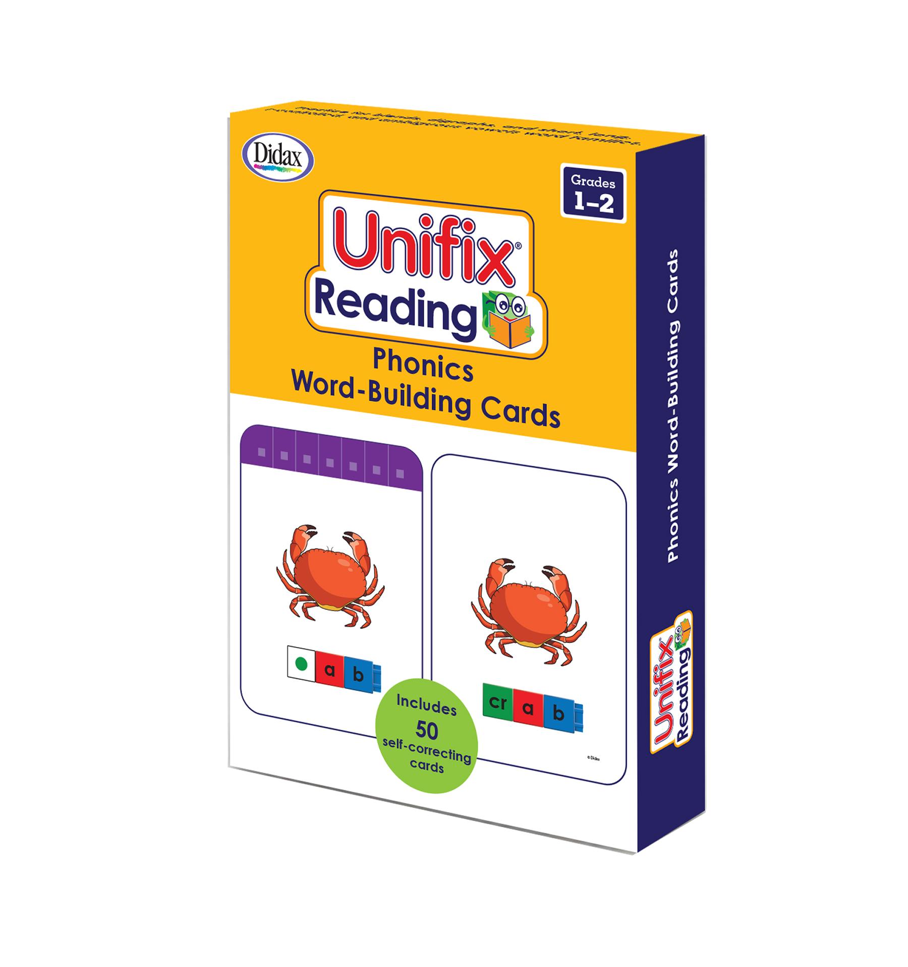 Unifix Reading:  Phonics Word-building Cards, Gr. 1-2