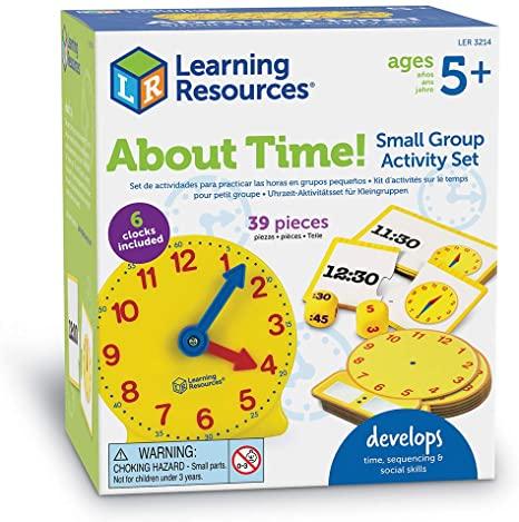 About Time! Small Group Activity Set, 39 Pieces, Ages 5+