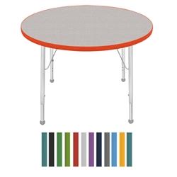 Round Table 36 In.   With  Adjustable Legs