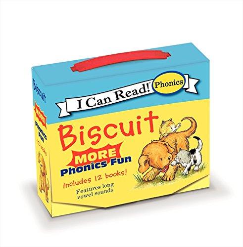 Biscuit More Phonics Fun, 12 Books, Features Long Vowel Sounds