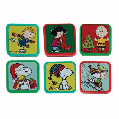 Peanuts Holiday Erasers 48/bx