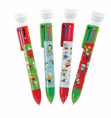 Peanuts Holiday 6 Color Pen and Stamper 12/ds