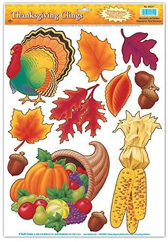 Thanksgiving Clings, 11ct